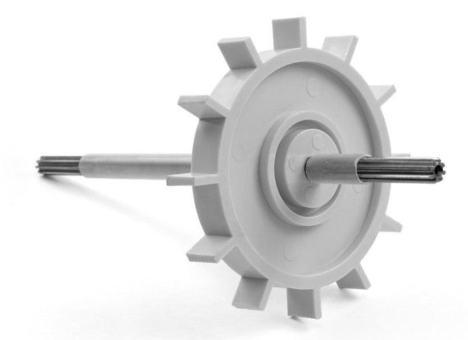 Turbine sur axe dentelé Adaptable Haute Qualité pour Polaris 280 180. Poulie d'entrainement sur Arbre Moteur. Axe de Transmission C86 - Lodd Pool